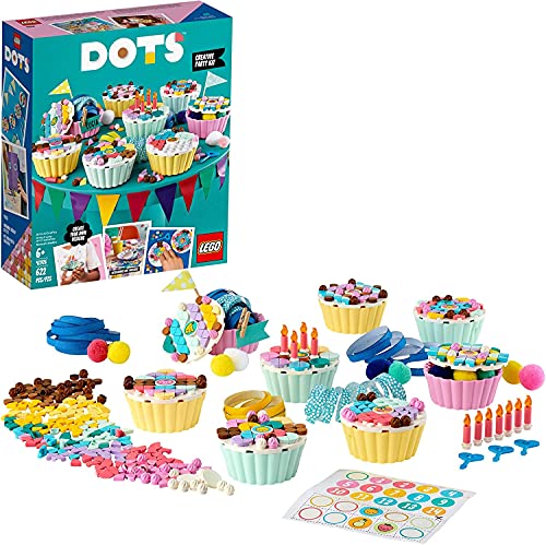 LEGO DOTS Creative Party Kit 41926 DIY Craft Decorations Kit; Makes a Perfect Play Activity for Kids, New 2021 (622 Pieces) - WoodArtSupply