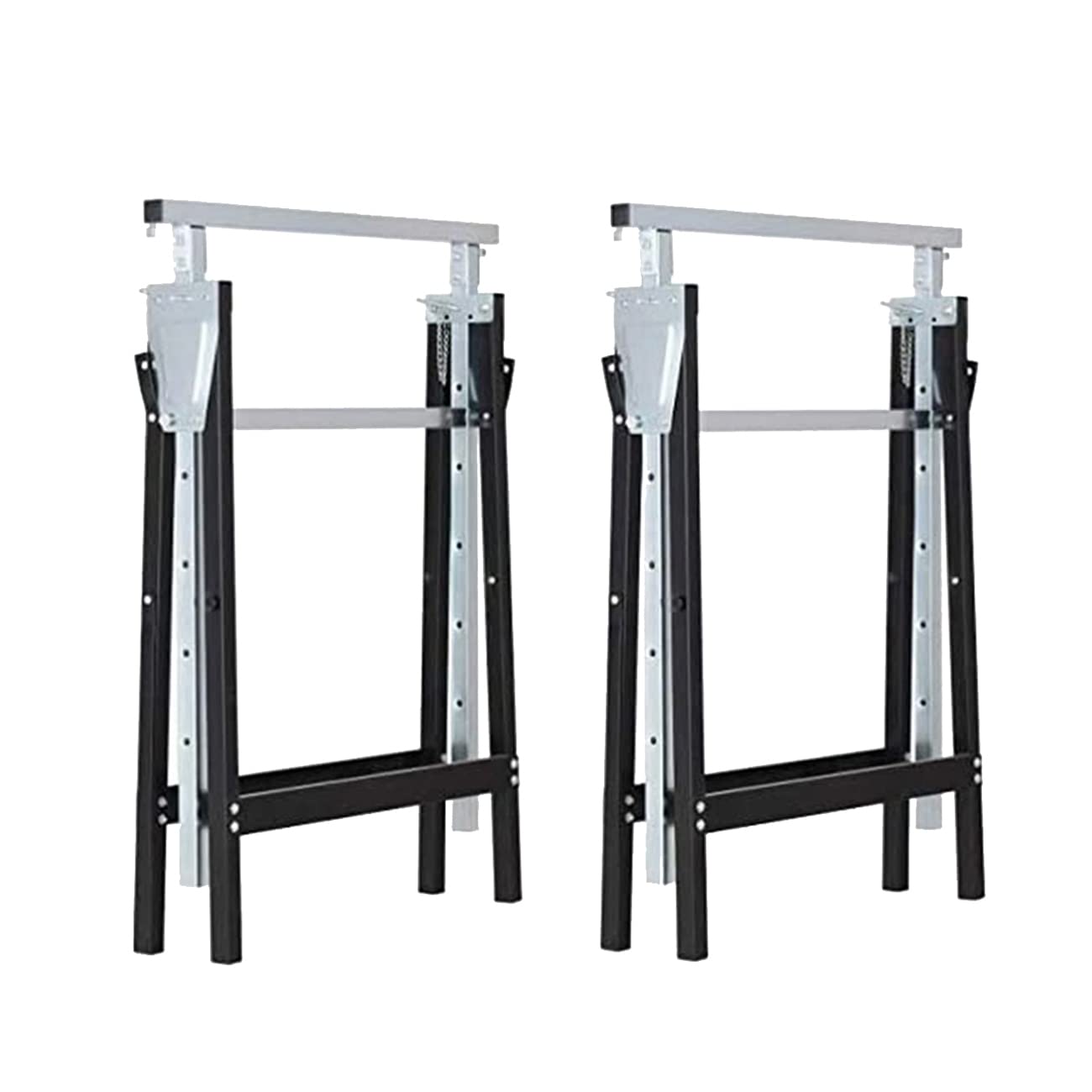 LS8 LINSHI Sawhorse Lifting bracket, Sawhorse Stand 2x4 Heavy-Duty Sawhorse Adjustable Height 2 pack LS8 LINSHI