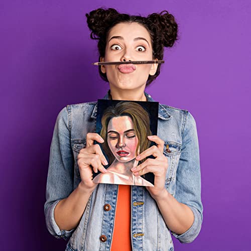 MARTCOLOR Skin Tone Colored Pencils for Portraits and Skintone Artists, 24 Colors Oil Color Pencils for Drawing, Sketching, Adult Coloring, Shading, MARTCOLOR