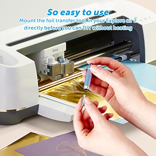 Foil Transfer Tool Replacement for Cricut Maker and Maker 3, Explore, Explore One & Explore Air 2/3, Including Fine, Medium and Bold Blades FAGOO