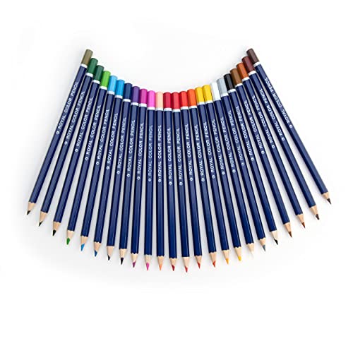 Royal & Langnickel Essentials Color Pencil Set, 24/pkg - WoodArtSupply