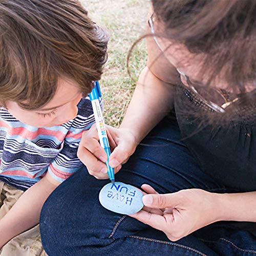 Sunshilor Metallic Markers Medium Point Metallic Marker Pens for Black Paper, Art Rock Painting, Easter Egg, Halloween Pumpkin, Card Making, Sunshilor