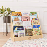ECR4Kids Single-Sided Book Display, Classroom Bookshelf, Natural ECR4Kids