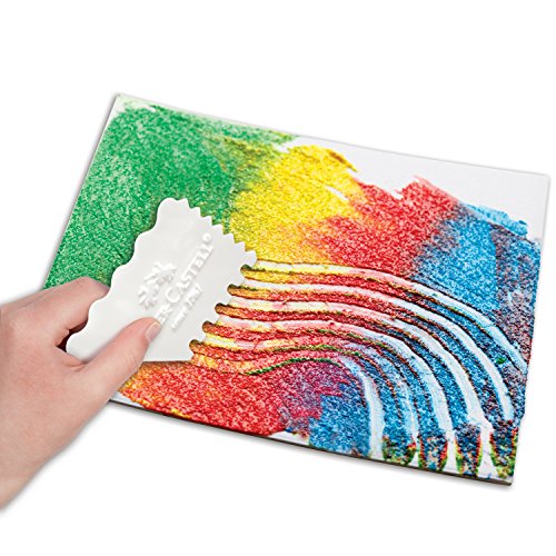 Faber-Castell 3D Sand Painting Kit for Kids: Create 5 Sand Art Pictures, DIY Arts and Crafts for Kids Ages 6-8+, Art Projects and Gifts for Girls and Faber-Castell