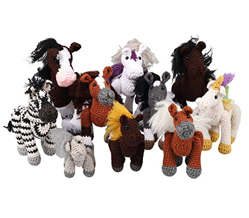 Crochet Horses & Ponies: 10 Adorable Projects for Horse Lovers (Crochet Kits) - WoodArtSupply