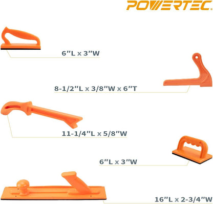 POWERTEC 71718V Safety Kit with Deluxe Featherboard for Use On Table Saws, Router Tables, Jointers and Band Saws, 1 Set - WoodArtSupply