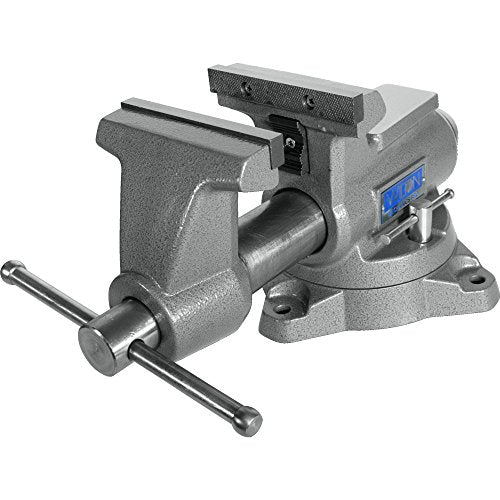 Wilton 5-1/2" Mechanics Pro Bench Vise, 5" Jaw Opening, 3-5/8" Throat (Model 855M) - WoodArtSupply