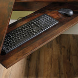 Sauder Harbor View Corner Computer Desk, Curado Cherry finish Sauder