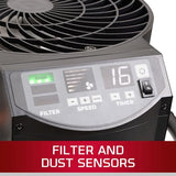 JET Mobile Air Filtration System, 1 Micron, 850 CFM, 1Ph 120V (AFS-850) Jet