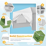 Flamaker Party Tent 10'x30' Outdoor Wedding Canopy Tents for Parties with Removable Sidewalls Heavy Duty Event Booths Waterproof Gazebo Shelter Flamaker