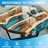 JDiction Deep Pour Epoxy Resin, 3 Gallon Clear High Gloss Casting Resin for 2-4" Pour Depths, Low Viscosity Self Leveling Deep Pour Resin for River JDiction