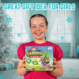 GirlZone Paint, Plant and Nurture My Unicorn Garden, All Inclusive Garden Art Painting Kit and Kids Plant Growing Kit, Christmas Gifts for Girls 8-12 GirlZone