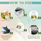 3 x 3 Inch Sublimation Blank Refrigerator Magnets Sublimation Square Fridge Magnets Sublimation Magnet Blanks MDF Sublimation Blanks DIY Decorative Flutesan