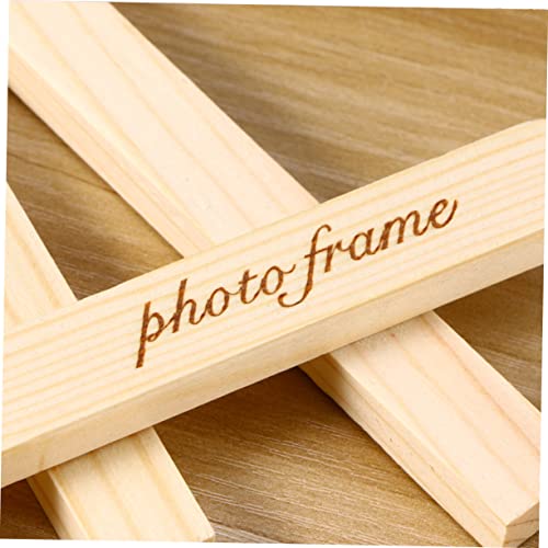  COHEALI 20 Pcs Photo Frame Wood Painting Frame 3D