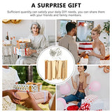 Sewroro Blank Wood Earrings Wooden Rectangle Charms Unfinished Wooden Earring Set for Jewelry Earring Making Sewroro