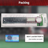 Digital Angle Finder, Angle Protractor Ruler with 200mm/ 7 inch, Carbon Fiber Plastic Woodworking Tools Goniometer Carpenter Protractor with LCD DITRON