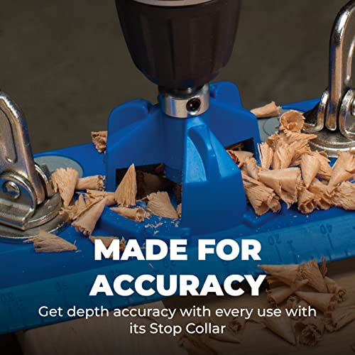 Kreg KHI-Hinge Concealed Hinge Jig - Drill Perfect Holes for Cabinet Hinges & Hardware Installation - Cabinet Door Hinge Tool - Cabinet Hardware Jig KREG