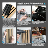 Art3d A31206 Studio Furniture, 4pcs-107＊8in, Oak Art3d