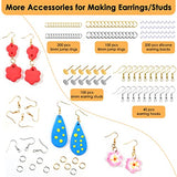 Polymer Clay Cutters for Earrings Making, 705 PCS Set with 49 Shapes Stainless Steel Cutter Tools, 640 Jewelry Accessories, 16 Circle Shape Earring Cruzix