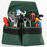 Jetech Tool Belt Pouches Bag with 4 Pocket - Heavy Duty Tool Utility Pouch with Adjustable Belt for Electrician,Carpenters,Craftsman,Gardening Jetech