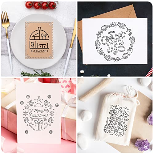 REALIKE Black Pens Set for Cricut Joy, 7 Pack Variety Pens Include Fine Point Pen,Glitter Gel, Marker, Calligraphy Writing Drawing Pens Compatible REALIKE