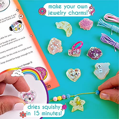 Just My Style Sparkling Jelly Jewelry, Make Your Own Squishy Jewelry, Create 25 Pieces of Jelly Jewelry, Fun Weekend or Sleepover Activity, Great Just My Style