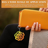 Hollow Rose Flower Mini Wooden Slices DIY Crafts Cutouts Wooden Scrapbooking Flower Shaped Hanging Ornaments for Valentine's Day Wedding Party Abaodam