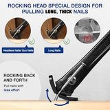 WORKPRO 13" Nail Puller, Cats Paw Pry Bar, Nail Remover Tool with Cats Paw and Rocking Nail Puller, Crowbar for Home Remodeling, Professional WORKPRO