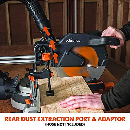 Evolution Power Tools R255SMS 10 TCT Multi-Material Sliding Miter Saw