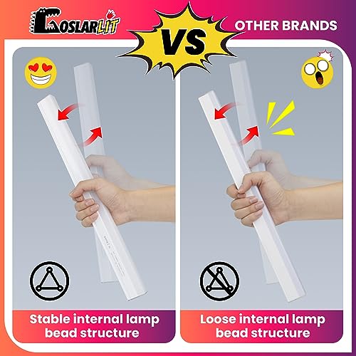 GOSLARLIT LED Garage Light Hexagon, 24 Pack Shop Detailing Lights, 144W 15950LM 6500K Daylight White, Linkable Plug-in Ceiling Light for Garage GOSLARLIT