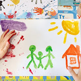 Mr. Pen- Finger Paint Paper, 11 x 14 inches, 22 Sheets, Paint Paper for Kids, Art Paper for Kids, Kids Paint Paper, Paper for Painting Kids, Finger Mr. Pen