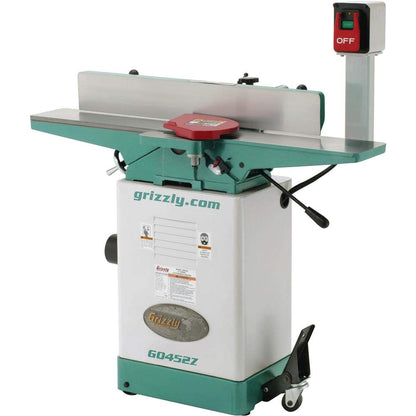 Grizzly Industrial G0452Z - 6" x 46" Jointer w/Spiral Cutterhead - WoodArtSupply