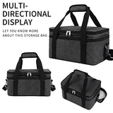 ALTLLEN Acrylic Paint Storage Case, Black, Unisex, Plastic and Leather, Ideal for Artists on-the-go ALTLLEN