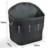 SOGCASE Tool Pouch Nails Screws Bag with Belt Clip (XL, Black) SOGCASE