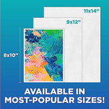 Horizon Group USA 9x12 Pre-Stretched Canvas Value Pack of 8, Primed, Perfect for Painting Projects, Watercolor, Oil & Acrylic Paints, Paint Canvas Horizon Group USA