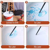 Bates- Paint Mixer, 1 to 3 Gallon Buckets, Black Mud Mixer, Paint Stirrer for Drill, Paint Mixer for Drill, Drill Mixer Attachment, Paint Mixer Drill Bates Choice