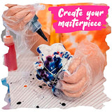 Tie Dye Party Kit for Kids & Adults - 36 Large Tye Dye Bottles with 12 Colors & Tie Dye Powder, Soda Ash, Gloves - Tie Dye Kit for Large Groups - DOODLE HOG