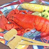 Southern Homewares Wooden Crab Mallet Seafood Lobster Shellfish Cracker Hardwood Hammer Set of 4 Southern Homewares