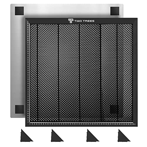 Twotrees Honeycomb Laser Bed 500x500mm Honeycomb Board 19x19 in Honeycomb Working Table for Laser Cutter Engraver (19.68” x19.68”) OUYZGIA