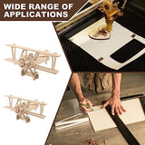 Sasylvia 20 Sheets Balsa Wood Sheets Basswood Sheets for Crafts Plywood Sheets Unfinished Wooden Boards Rectangular Wood Planks for DIY Models Sasylvia