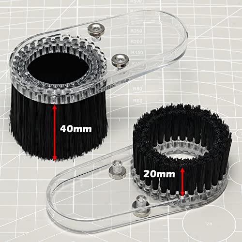 Genmitsu CNC ABS Dust Shoe for CNC Machines with a 52mm Diameter Motor, fits Most 300W-500W Spindle Motors, Hose Adapter Outer Diameter 38mm (1.5″), Genmitsu