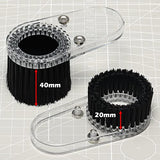 Genmitsu CNC ABS Dust Shoe for CNC Machines with a 52mm Diameter Motor, fits Most 300W-500W Spindle Motors, Hose Adapter Outer Diameter 38mm (1.5″), Genmitsu