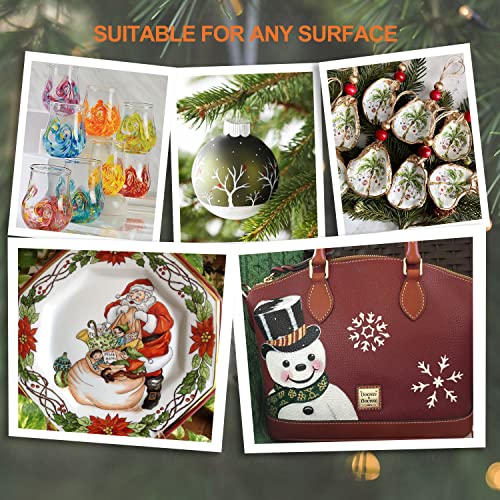 IJIANG 24 Colors Acrylic Paint Pens Professional Hard pen point Valve-action Structure,Acrylic Paint Markers Waterproof Ink for IJIANG