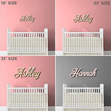 Personalized Wooden Baby Name Sign for Nursery - 12"-33" Kids Room Wall Decor - 1/2" Thick USA MADE HomeWetBar
