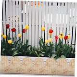 Yardwe 20pcs Fairy Gate Ornament Unfinished Fairy Door Garden Tree Statue Tree Door gnome Homes Garden Tree Sculptures gnome Home Tree kit Mini Door Yardwe