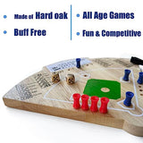 Baseball Board Game, Oak Made Leisure Game for All Ages Sport Wooden Adult Battle Table Game for Family Party Holiday Coffee Travel Time Gameboard Deartisan