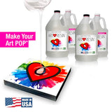 ArtResin - Epoxy Resin - Clear - Non-Toxic - 4 gal (2 gal Resin + 2 gal Hardener) (15.14L) ArtResin