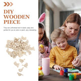 ABOOFAN Birds for Crafts, Birds Unfinished Wood Slices Cutouts Peace Dove Wood Craft Embellishments Blank Wooden Chip for DIY Scrapbooking Wedding ABOOFAN