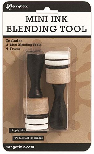 Tim Holtz Distress Bundle of 4 Items - Sprayer, DIY Ink Pad, Blending Tools, and Blending Foams Ranger, Tim Holtz