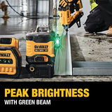 DEWALT 20V/12V MAX Laser Level Kit, 3 x 360, Green (DCLE34030G) DEWALT